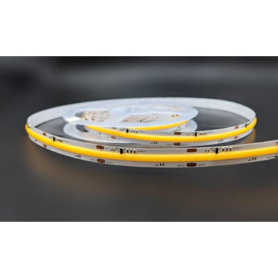 LEDstrip COB 24V Dim-to-warm 2200-2700K 12W/m CRI80 5m