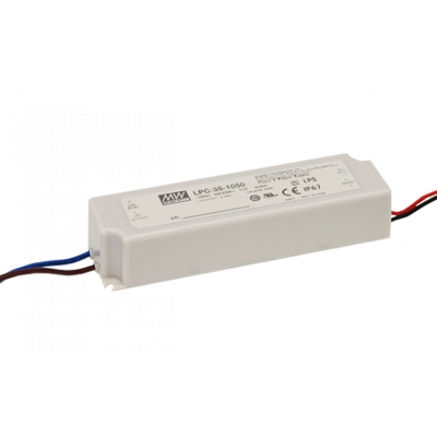 LED Driver Mean Well Constant Current 700mA Fv 9-48V, Max 33,6W